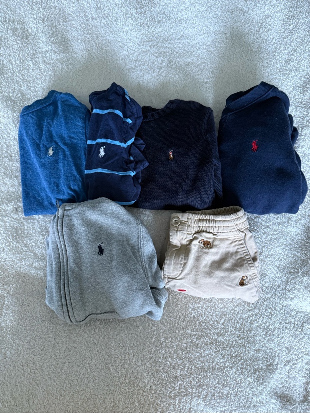 Polo Ralph Lauren Kids Clothing Lot Blue & Gray